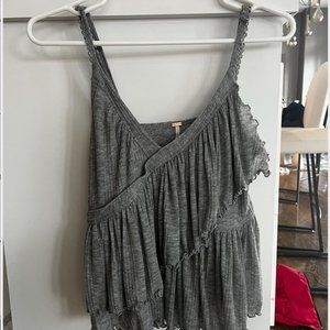 Free people gray tank top